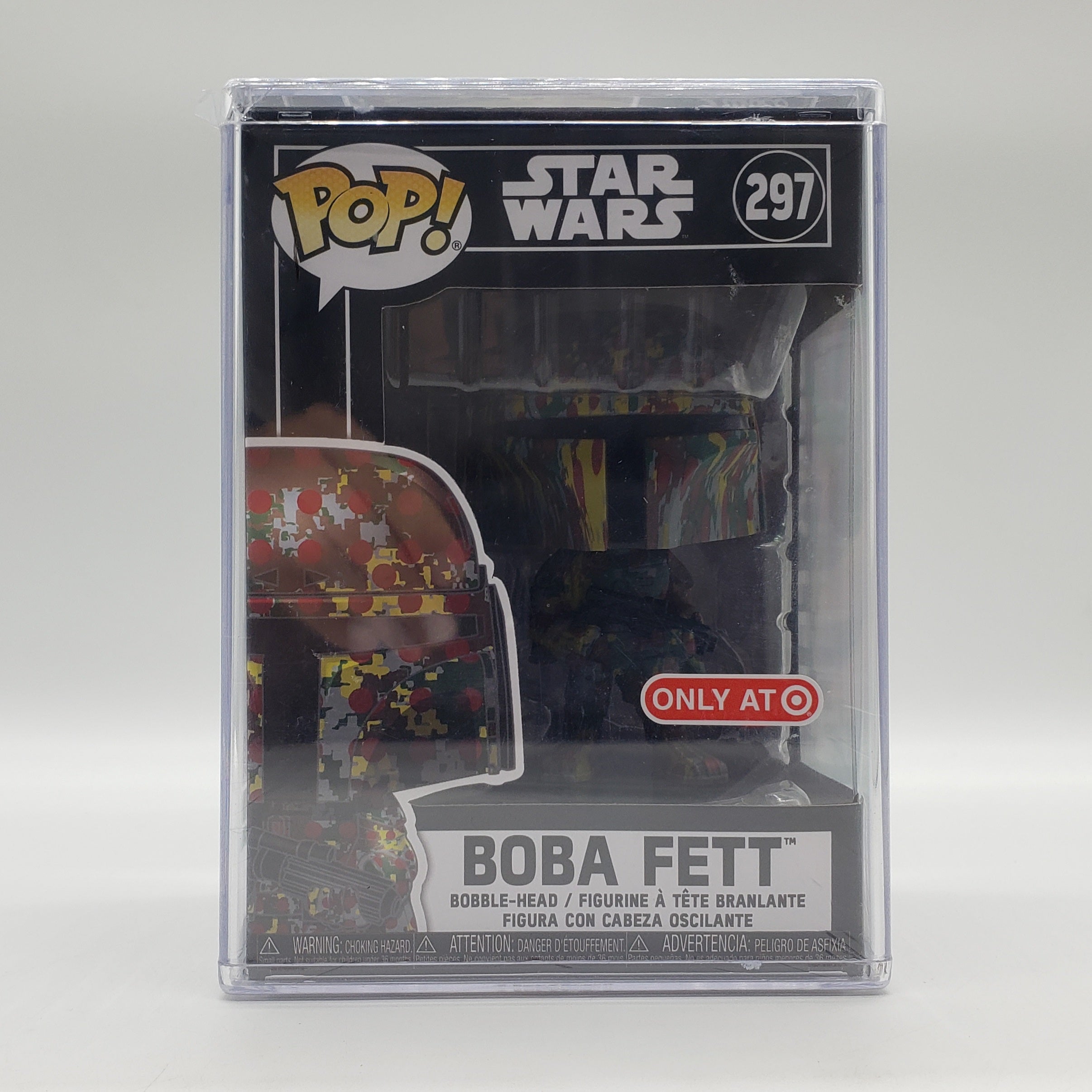 SF・ファンタジー・ホラー Funko Pop Star Wars Boba Fett #297 Funko POP! Star Wars Boba Fett #297 (Futura Red) WonderCon Sticker