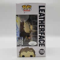 Funko Pop! Movies The Texas Chainsaw Massacre Leatherface #1150 Double Signed and Certified