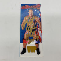 WWE Kurt Angle Printed VIP Ticket Signed (No COA)