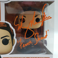 Funko Pop! Star Wars: The Mandalorian Fennec Shand #483 Signed by Ming-Na Wen JSA Certified
