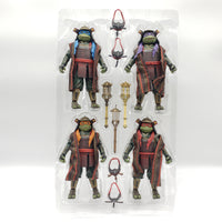 NECA Teenage Mutant Ninja Turtles III Samurai Turtles 4-Pack Action Figure Set