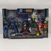 JAKKS Pacific DC Comics X Sonic The Hedgehog Power vs. Speed Pack Action Figure Set