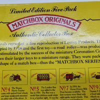 Matchbox Originals Limited Edition Mini-Vehicle Five Pack