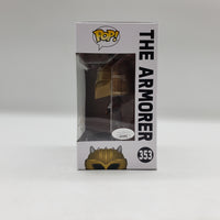 Funko Pop! Star Wars: The Mandalorian The Armorer #353 Signed by Emily Swallow JSA Certified