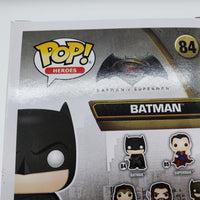 Funko Pop! Heroes Batman v. Superman Batman #84 Signed by Ben Affleck Beckett Certified