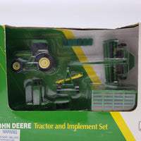 John Deere Tractor & Implement Mini-Vehicle Set 1:64 Scale