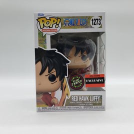 Funko Pop! Animation One Piece AAA Anime Exclusive Red Hawk Luffy (Chase) #1273
