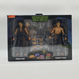 NECA Teenage Mutant Ninja Turtles Oroku Saki and Hamato Yoshi 2-Pack