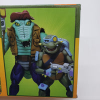 NECA Teenage Mutant Ninja Turtles Slash and Leatherhead Action Figure 2-Pack