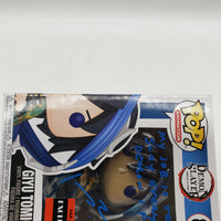 Funko Pop! Animation Demon Slayer AAA Anime Exclusive Giyu Tomioka #876 Signed by Johnny Yong Bosch JSA Certified
