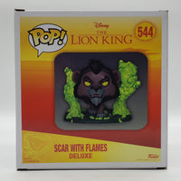 Funko Pop! Deluxe The Lion King Hot Topic Exclusive Scar with Flames (Chase) #544