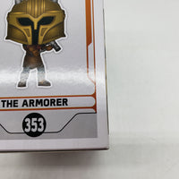 Funko Pop! Star Wars: The Mandalorian The Armorer #353 Signed by Emily Swallow JSA Certified