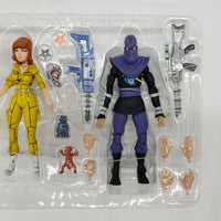 NECA Teenage Mutant Ninja Turtles April O'Neil vs. Foot Soldier (Bashed) Action Figure 2-Pack