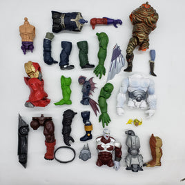 Loose Lot of Assorted Marvel Legends BAF Pieces