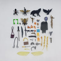 Loose Lot of 173 Assorted Action Figure Accessory/Vehicle Pieces