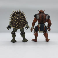 NECA Teenage Mutant Ninja Turtles II The Secret of The Ooze Tokka and Rahzar Action Figure 2-Pack