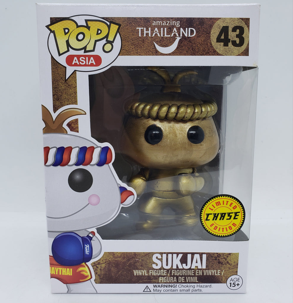 K-POP・アジア Puni Ichi24 Funko Pop! Asia Amazing Thailand Sukjai (Chase) (Gold) #43