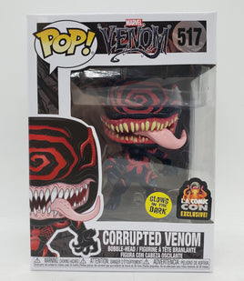 Funko Pop! Marvel L.A. Comic Con Exclusive Corrupted Venom (Glow in the Dark) #517