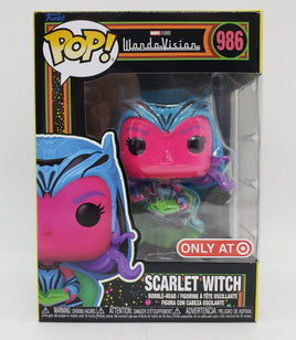 Funko Pop! Marvel Studios: WandaVision Target Exclusive Scarlet Witch (Black Light) #986