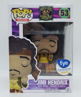 Funko Pop! Rocks Purple Haze Properties FYE Exclusive Jimi Hendrix (Burning Guitar) #53