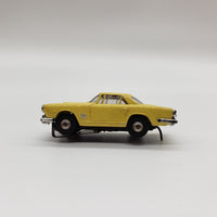 Aurora Maserati Yellow Mini Vehicle Slot Car NOT TESTED