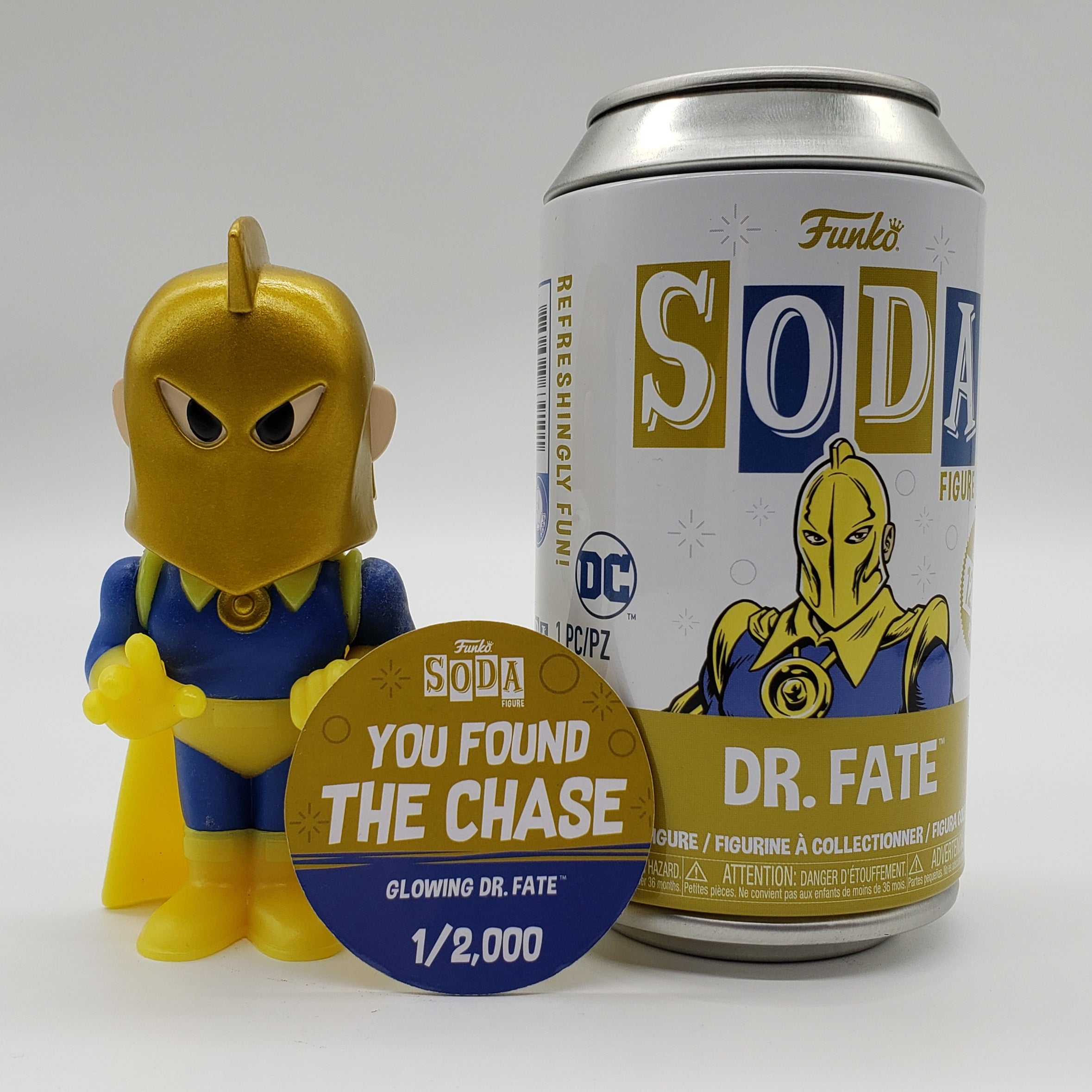 Funko DC Comics Dr. Fate (Chase) Soda Vinyl Figure| Toy Fiends