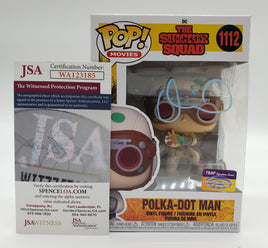 Funko Pop! Movies DC The Suicide Squad Polka-Dot Man #1112 Signed by David Dastmalchian JSA Certified