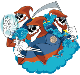 (Anime Fiend 5 x 5 Collectible Sticker) Blacklanternart Collab Exclusive