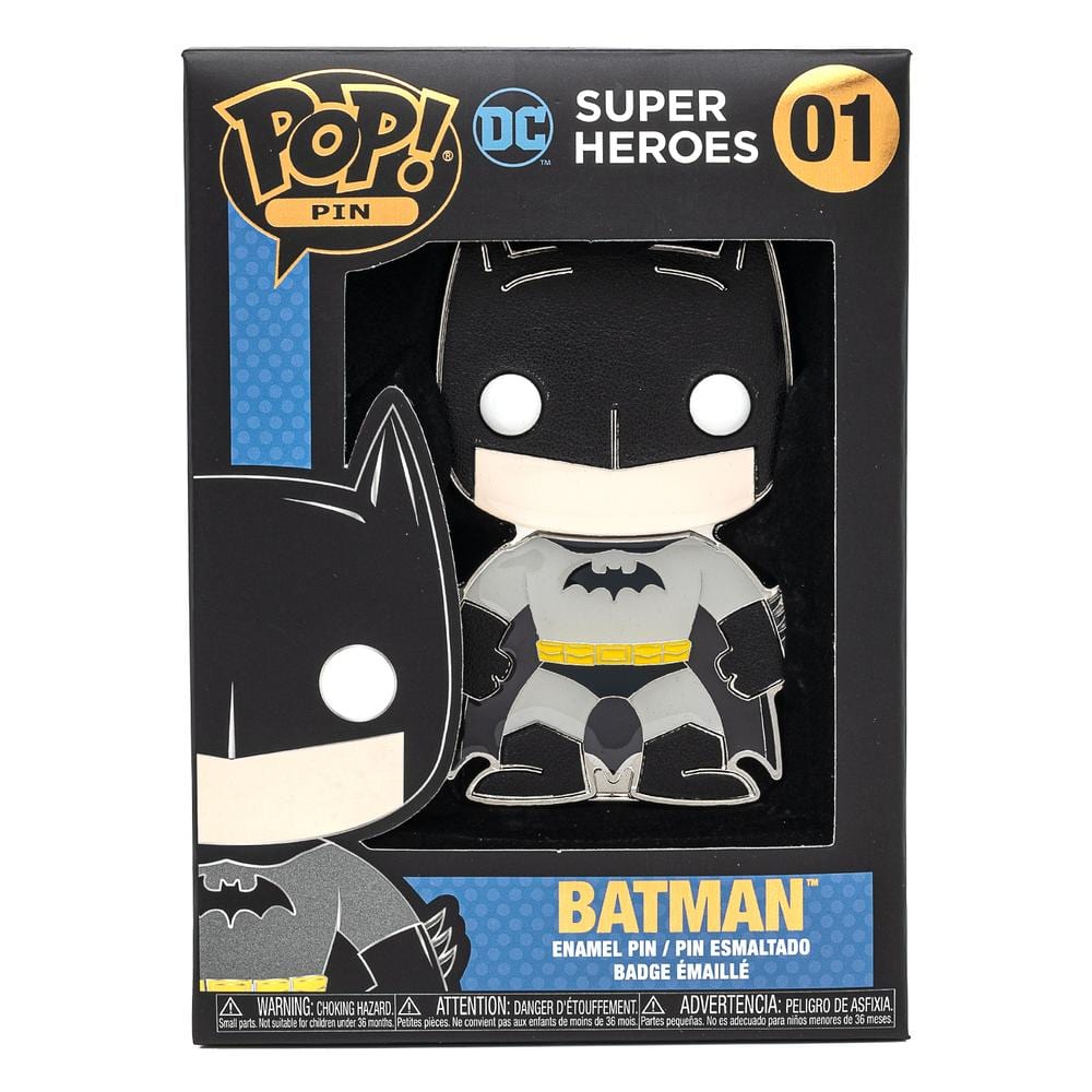 Funko Pop Pin! DC Super Heroes Batman #01| Toy Fiends Collectibles