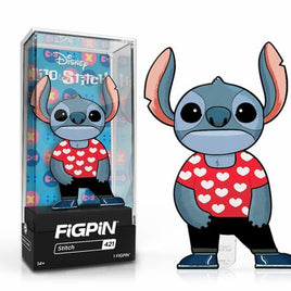 Lilo & Stitch Stitch in Lilo Heart Shirt FiGPiN Classic Enamel Pin