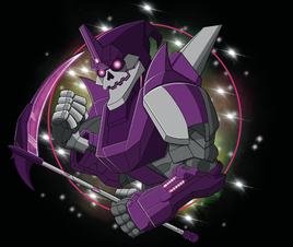 (Mecha Fiend 5 x 5 Collectible Sticker) Blacklanternart Collab Exclusive