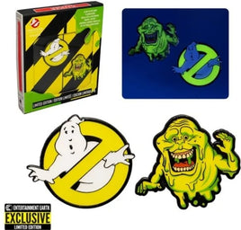 Ghostbusters Glow-in-the-Dark Pin Set of 2 - Entertainment Earth Exclusive