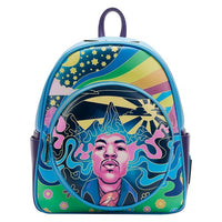 Loungefly Jimi Hendrix Psychedelic Landscape Glow-in-the-Dark Mini-Backpack