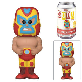 Marvel Luchadores Iron Man Vinyl Soda Figure