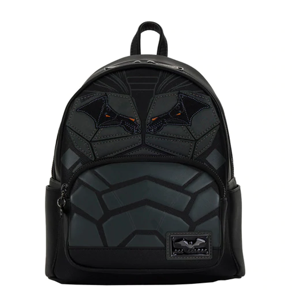 comic mini backpack Loungefly DC Comics The Batman Cosplay Mini Backpack| Toy Fiends Collectibles
