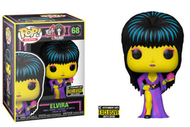 Funko Pop! Icons Entertainment Earth Exclusive Elvira (Black light) #68